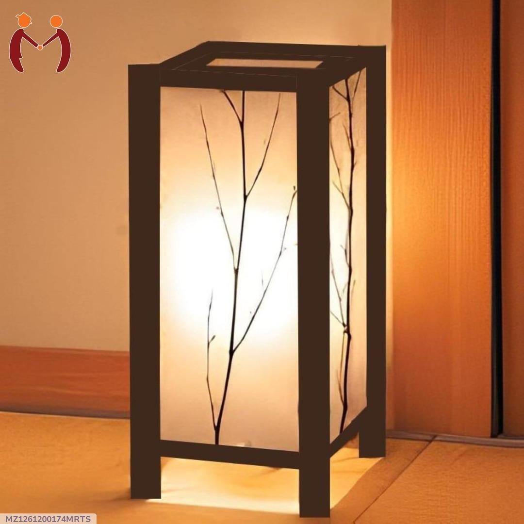 New Branch Motif Design Wooden Table & Floor Lamp