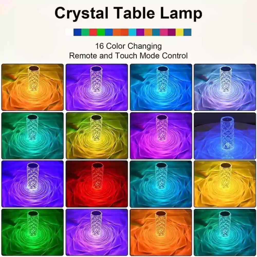 New Rechargeable Multicolor Table Lamp For Stylish Illumination