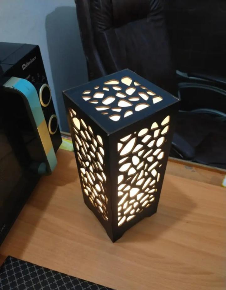 New 3D Laser Cutting Wooden Lamp